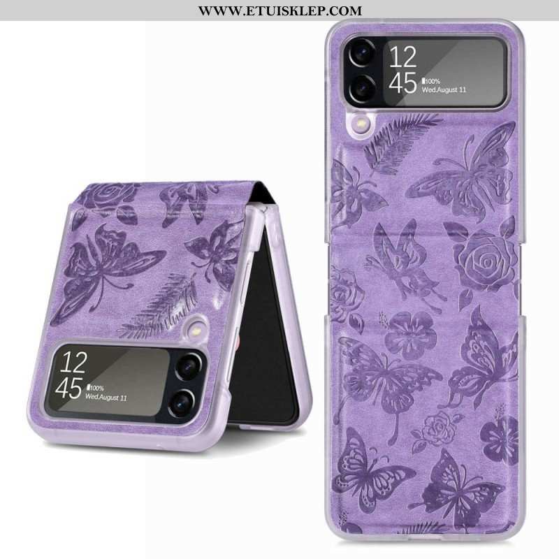 Etui do Samsung Galaxy Z Flip 4 Etui Folio Ćma W Nocy